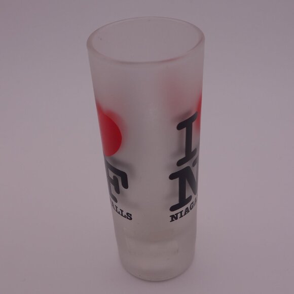 I Love Niagara Falls Smoked Shot Glass - Picture 6 of 12
